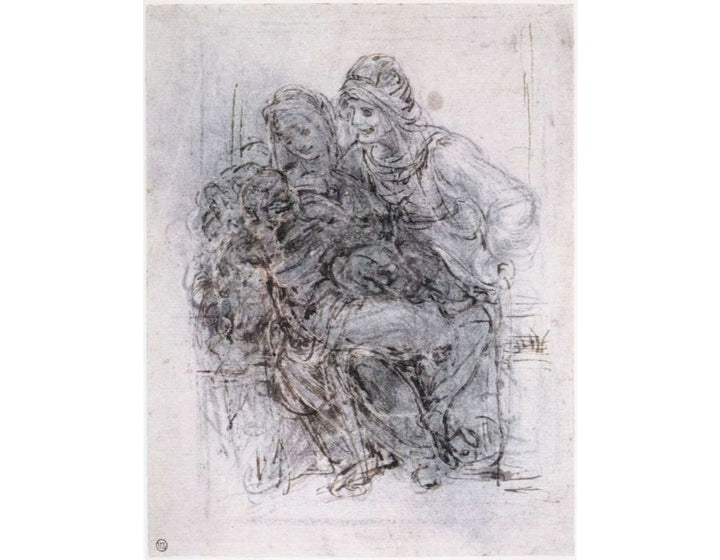 Study of St Anne, Mary and the Christ Child 