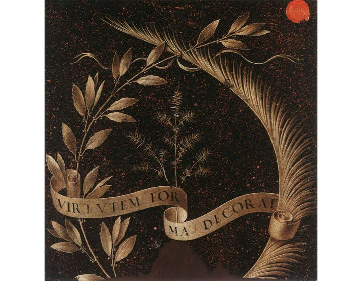 Reverse side of the portrait of Ginevra de' Benci 1474-46 