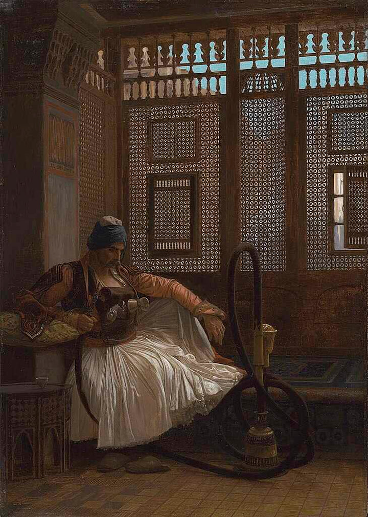 Arnaut Smoking Painting by Jean-Leon