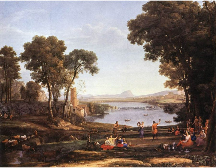 Landscape with Dancing Figures 