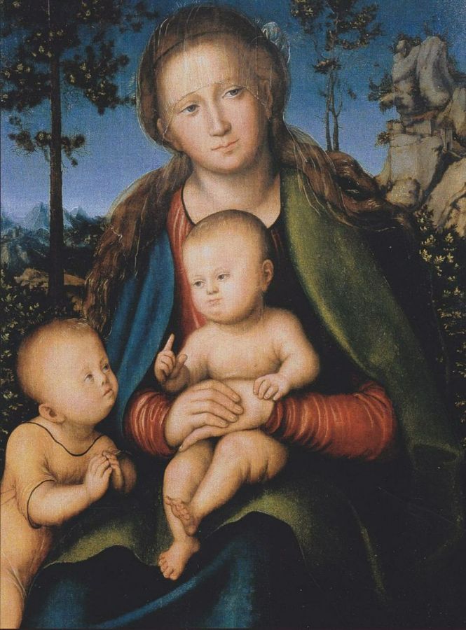 Madonna and Child with the Infant St John 2 