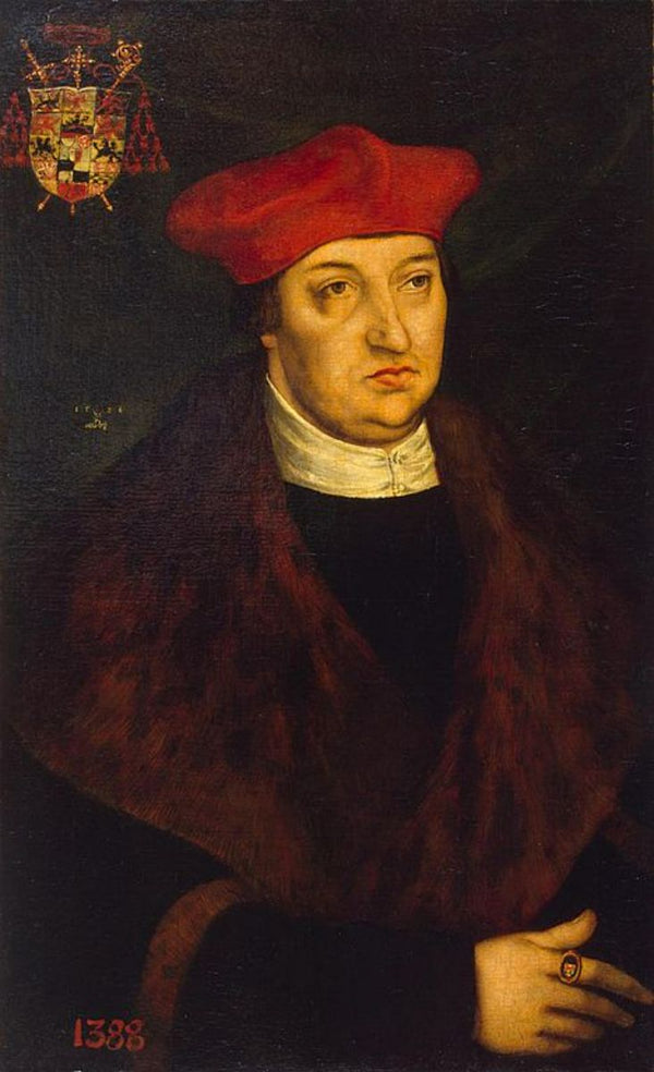 Portrait of Cardinal Albrecht of Brandenburg 