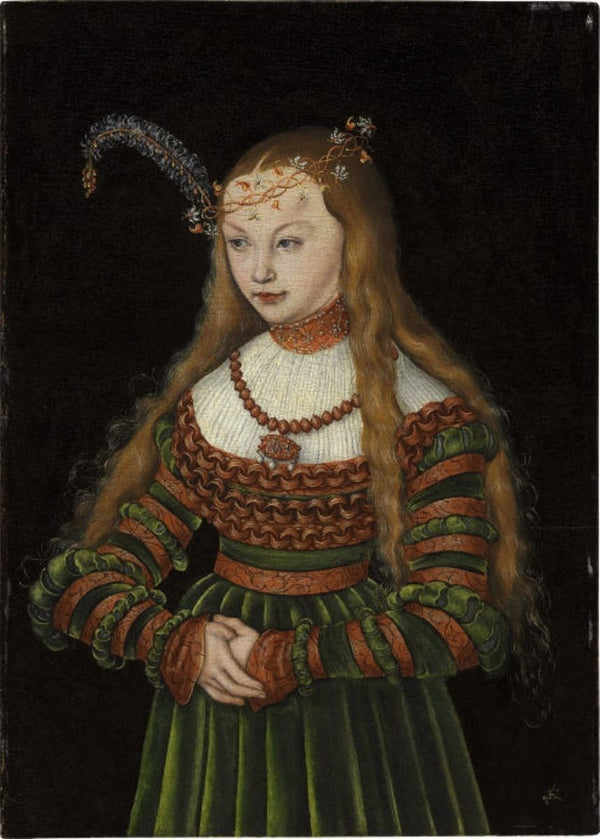 Portrait of Princess Sybille of Cleves, Wife of Johann Friedrich the Magnanimous of Saxony 