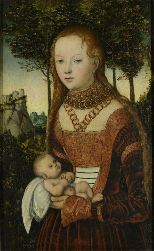 Young Mother with Child 