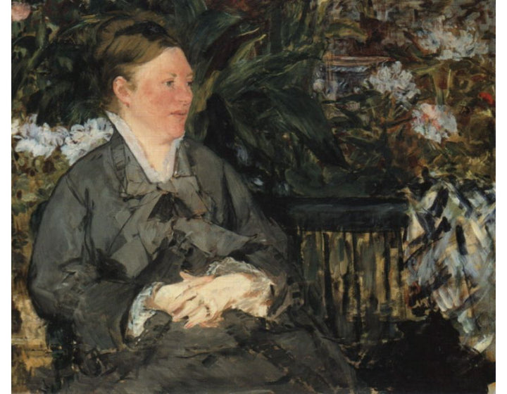 Madame Manet in the Conservatory 