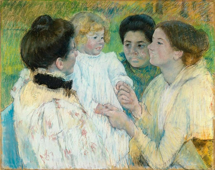 Woman Admiring A Child 