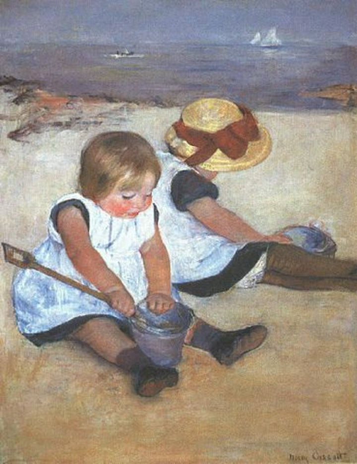 Children Playing On The Beach 