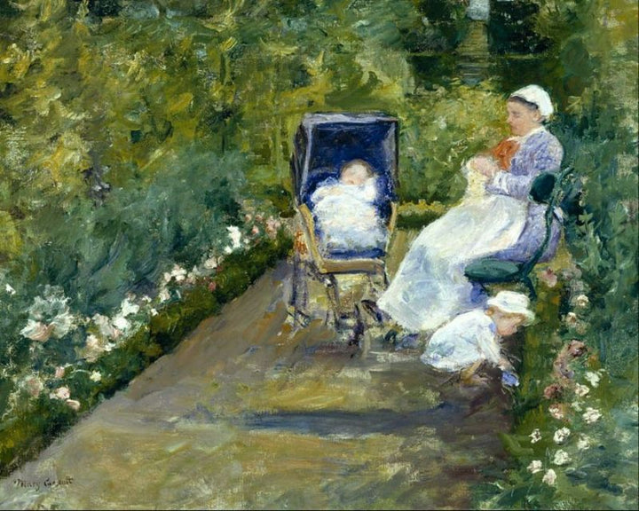 Children In A Garden 