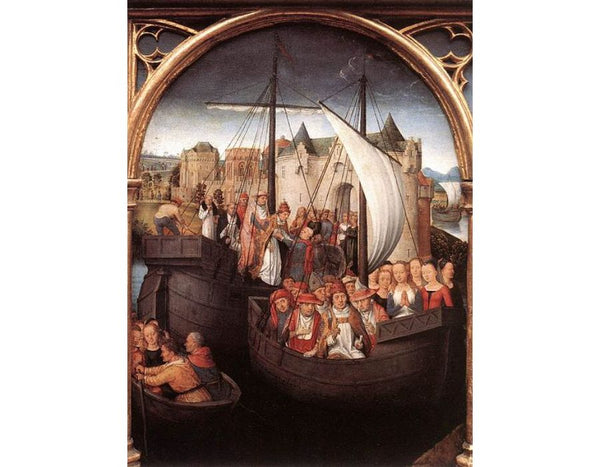 St Ursula Shrine- Departure from Basle (scene 4) 1489 