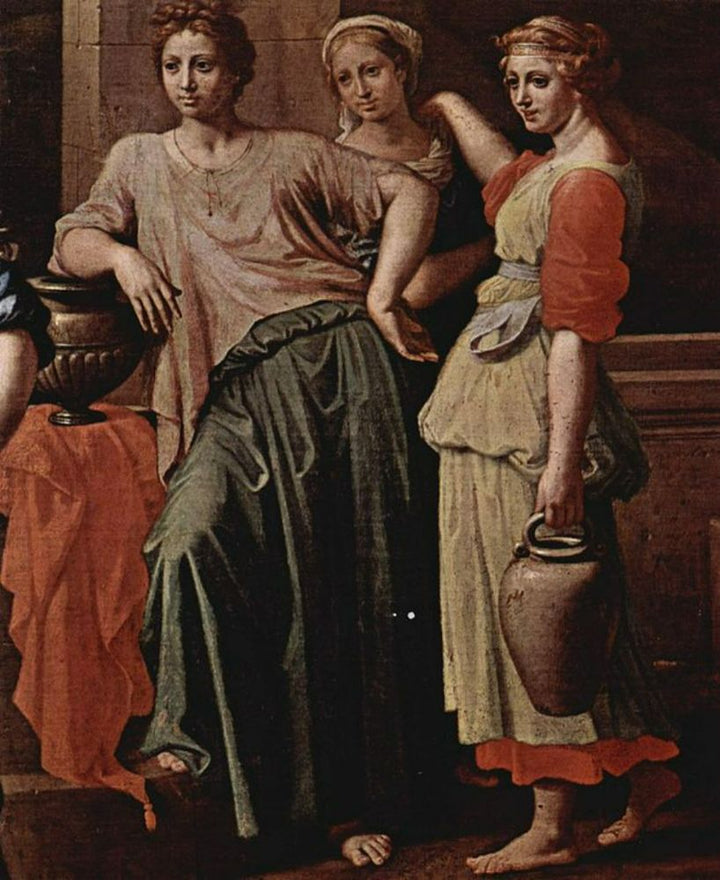 Rebecca and Eliezer, Detail 