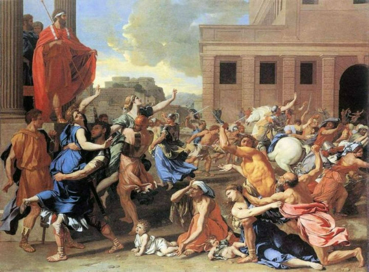 The Rape of the Sabine Women 1634-35 