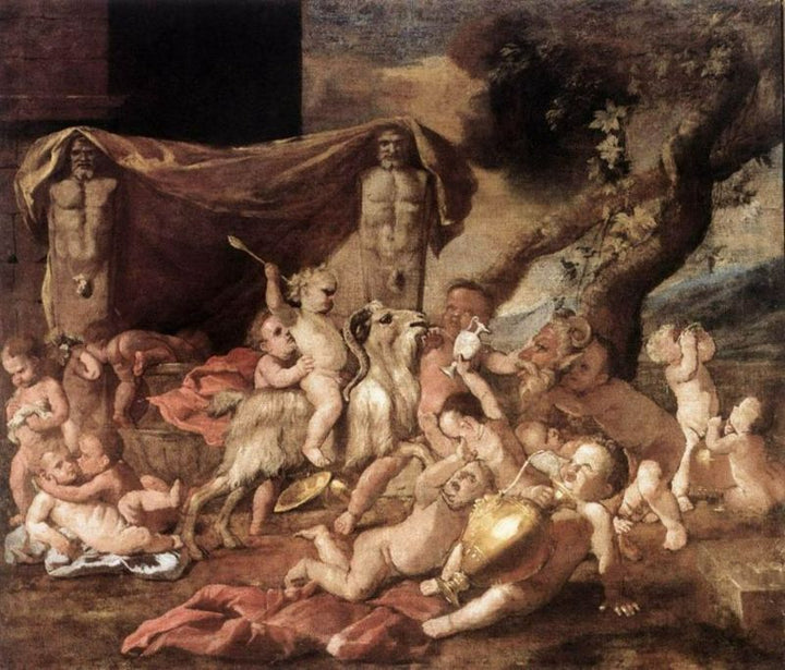 Bacchanal of Putti 1626 