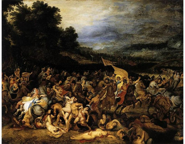 The Battle of the Amazons c. 1600 