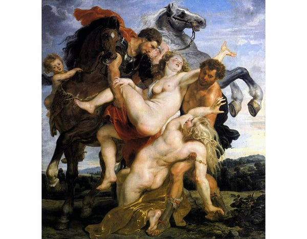 Rape of the Daughters of Leucippus c. 1617 