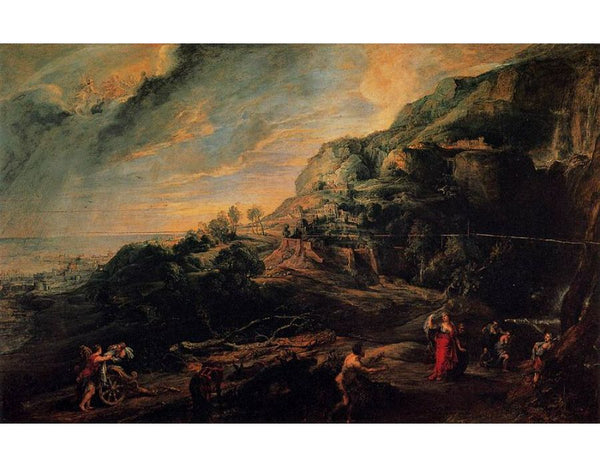 Ulysses and Nausicaa on the Island of the Phaeacians 