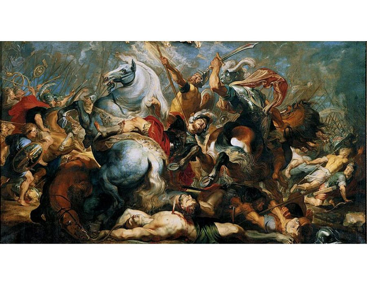 Victory and death of the consul Decius Mus at the battle 