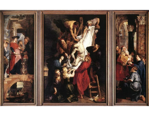 Deposition from the Cross, Triptych, overview 