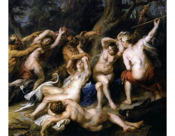 Diana and her Nymphs Surprised by the Fauns (detail-2) 1638-40 