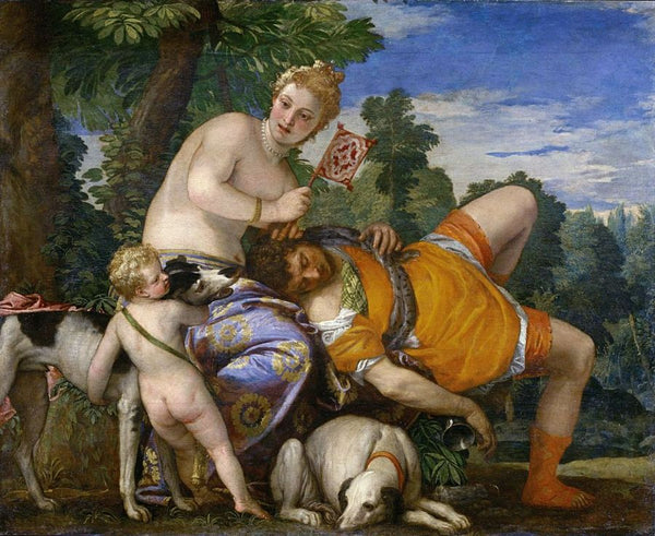 Cupid, detail from Venus and Adonis, 1580 