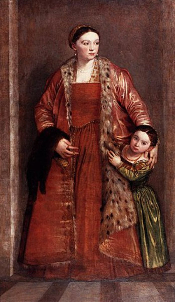 Portrait of Countess Livia da Porto Thiene and her Daughter, Portia, c.1551 