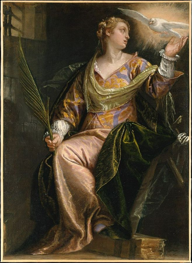 Saint Catherine of Alexandria in Prison ca 1580 