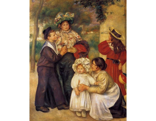 The Artists Family Painting by Pierre Auguste Renoir