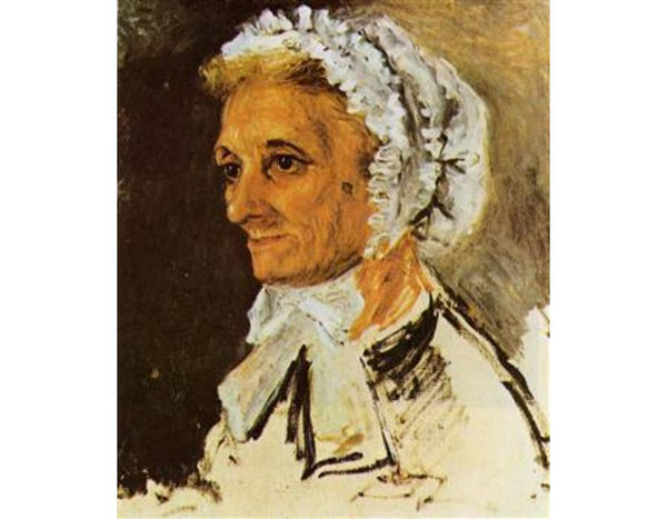 The Artists Mother Painting by Pierre Auguste Renoir