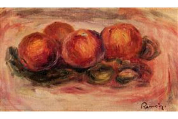 Peaches And Almonds Painting by Pierre Auguste Renoir