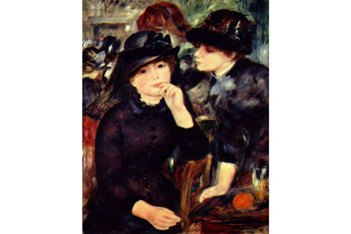 Girls In Black Painting by Pierre Auguste Renoir