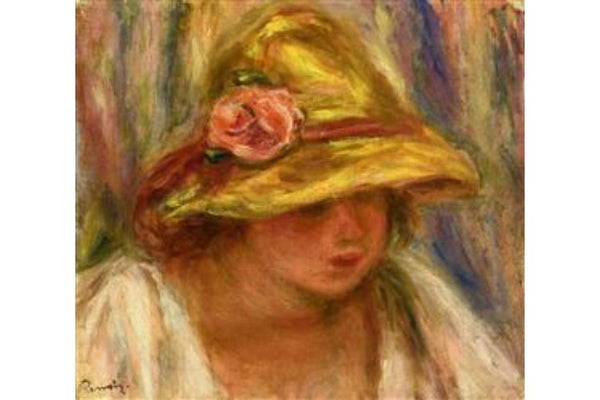 Study of a Woman in a Yellow Hat 