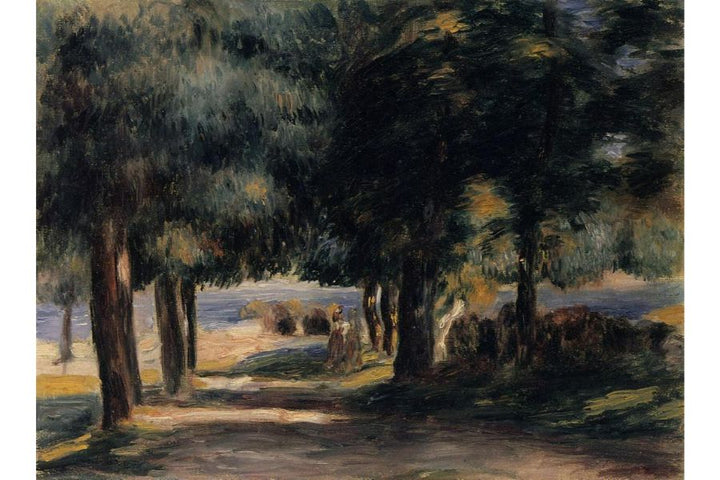 Pine Wood On The Cote D Azur Paintingby Pierre Auguste Renoir