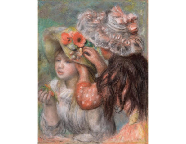 Le Chapeau Epingle 2eme Planche Painting by Pierre Auguste Renoir