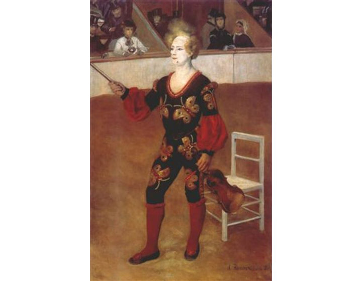 The Clown Aka James Bollinger Mazutreek Painting by Pierre Auguste Renoir