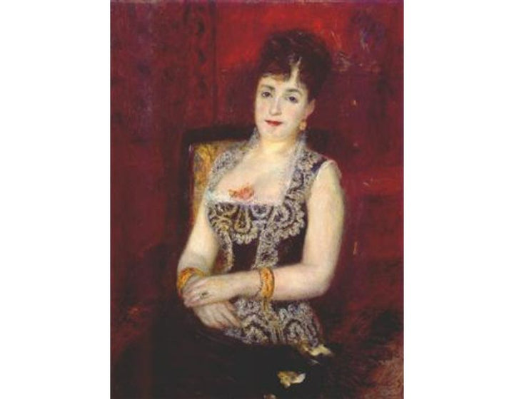 Portrait of the countess pourtales Painting by Pierre Auguste Renoir