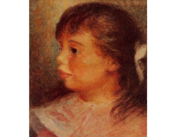 Portrait Of A Girl 3 Painting by Pierre Auguste Renoir