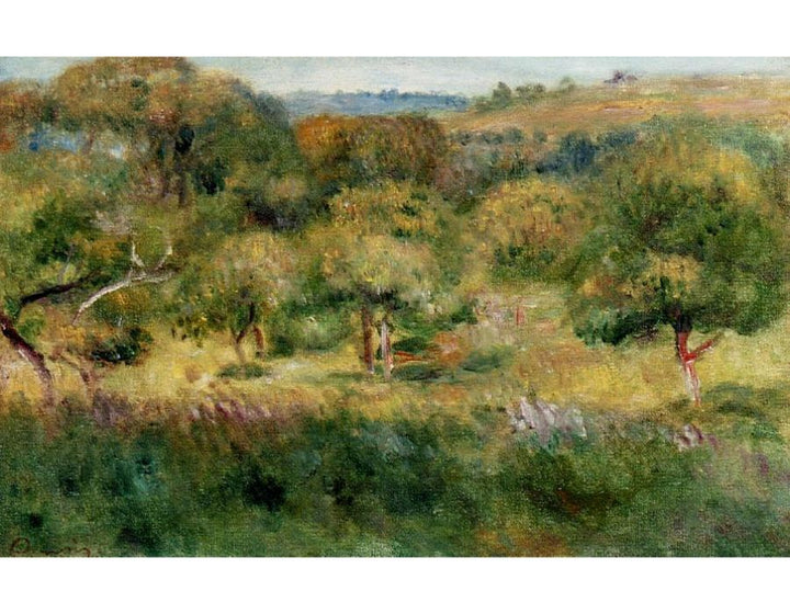 The Edge Of The Forest In Brittany Painting by Pierre Auguste Renoir