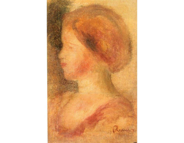 Portrait Of A Young Girl2 Painting by Pierre Auguste Renoir