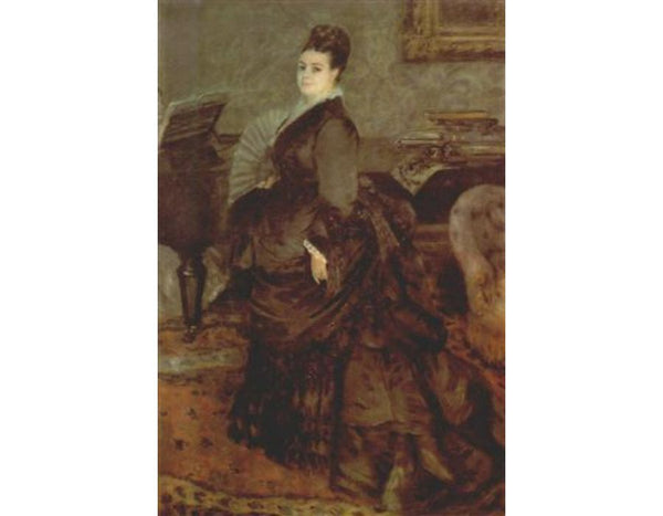 Portrait of a woman (Mme. Georges Hartmann) Painting