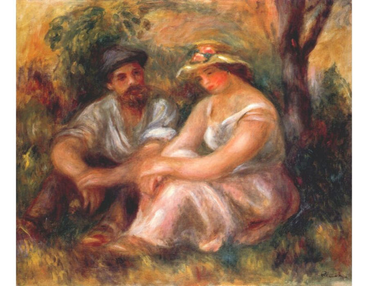 Seated couple 