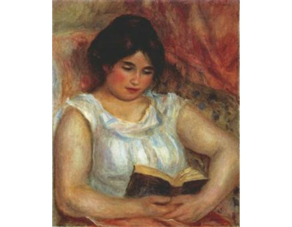 Gabrielle reading Painting