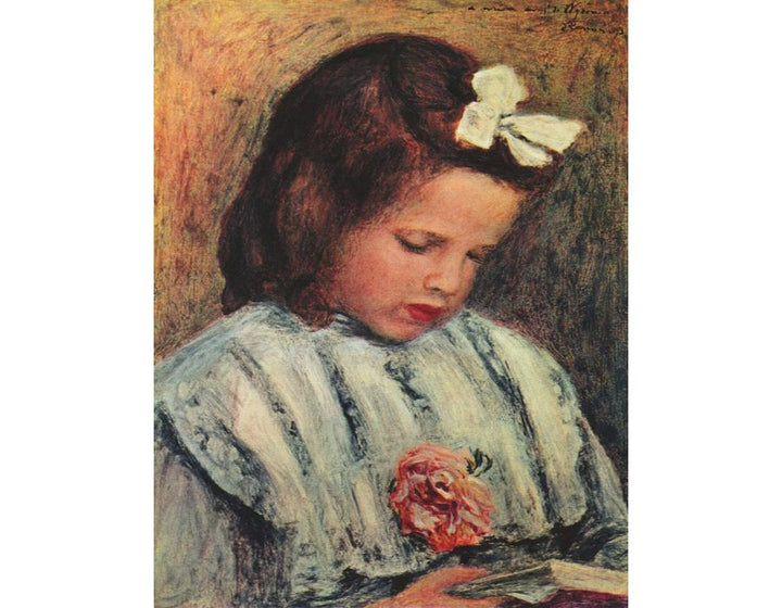 Girl Reading 2 Painting