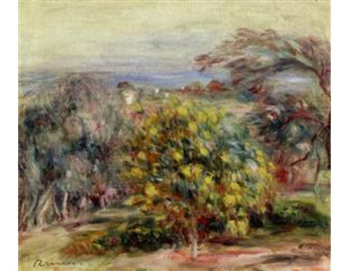 Landscape At Collettes
Roses In A Vase by Pierre Auguste Renoir