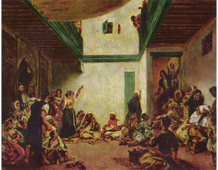 Jewish wedding (after Delacroix)