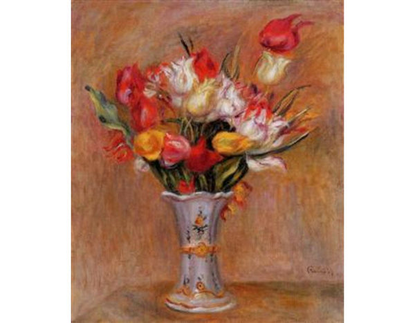 Tulips by Pierre Auguste Renoir