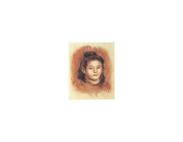 Tete De Jeune Fille 2 by Pierre Auguste Renoir