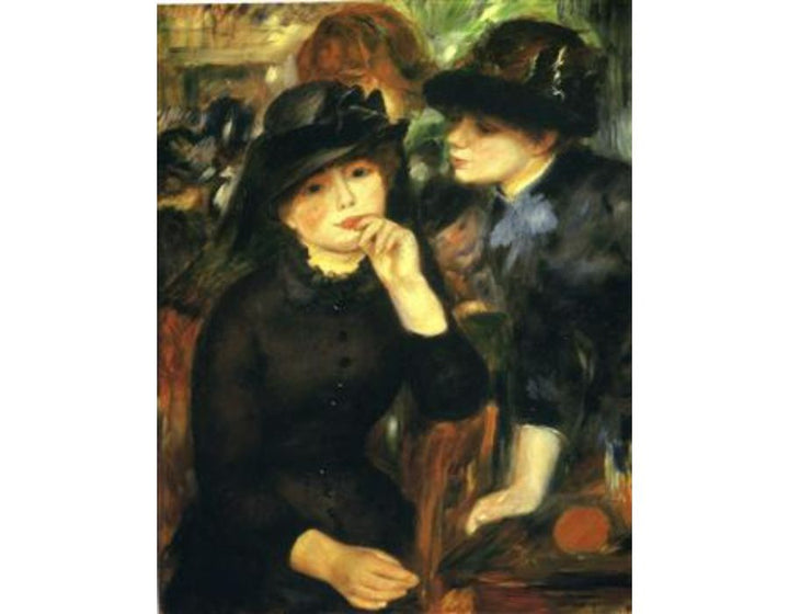 Two girls in black 