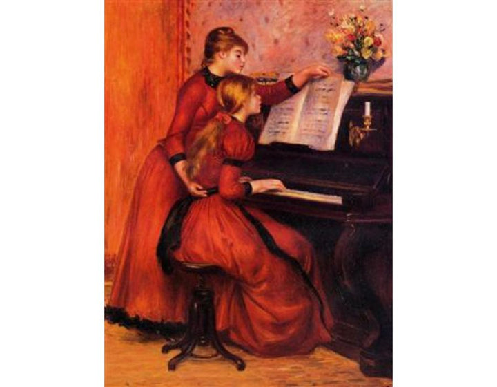 The Piano Lesson Painting