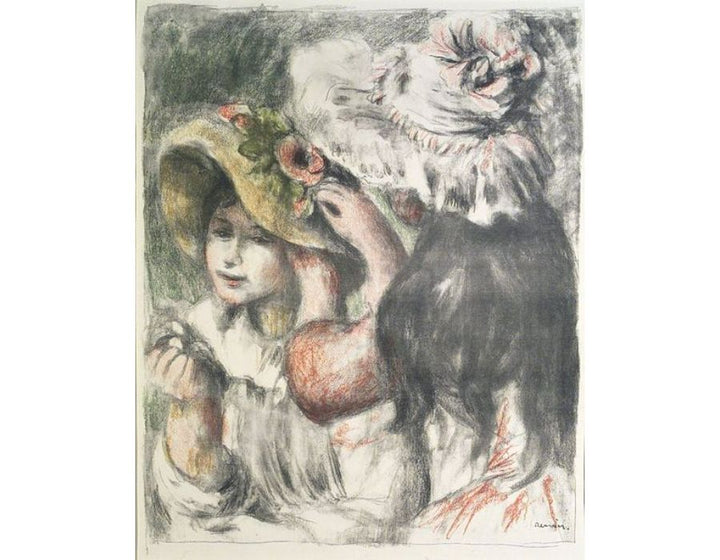 Le Chapeau Epingle 2eme Planche 2 by Pierre Auguste Renoir