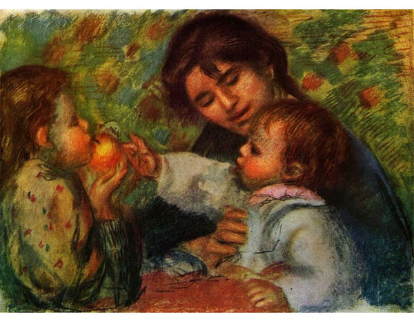 Portrait of Jean Renoir and Gabrielle with their child