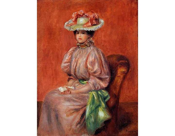 Seated Woman by Pierre Auguste Renoir